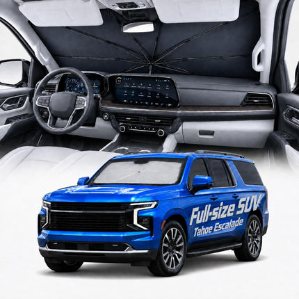 Truck Windshield Sun Shade for F-150/Silverado/Tundra/RAM 1500/Sierra - 5 Layers Ice Crystal Coating - photo 8