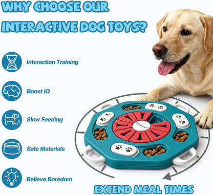 Dog Puzzle Enrichment Toy for Treat Training Games - photo 3
