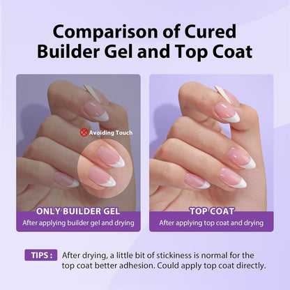 French Tip Protecting Builder Gel and Top Coat Duo - photo 2
