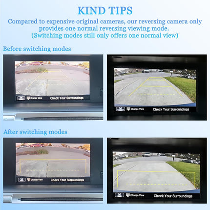 Backup Camera for 2014 2015 2016 2017 Honda Accord Sedan EX-L Touring, Rear View Reverse Camera Parking Assist Camera Replacement, 39530-T2A-A21 39530-T2A-A31 39530-T2A-U110-M2 39530-T2A-U21 590-440