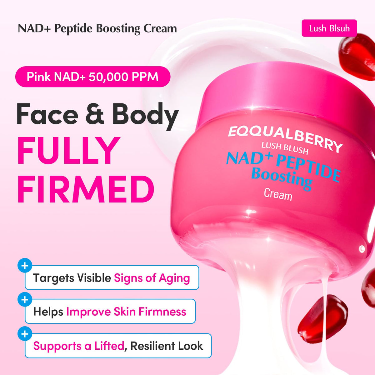 NAD+ 5% & 13 Peptides Firming Face, Neck & Body Cream - photo 2