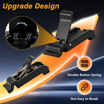 Upgraded Fuel Door Spring Clip, Gas Tank Door Cover Spring Compatible with Toyota 4Runner Avalon Camry Lexus LS430 LS460 GS300 GS430 GS460 Replace#: 77360-35040 77360-30030