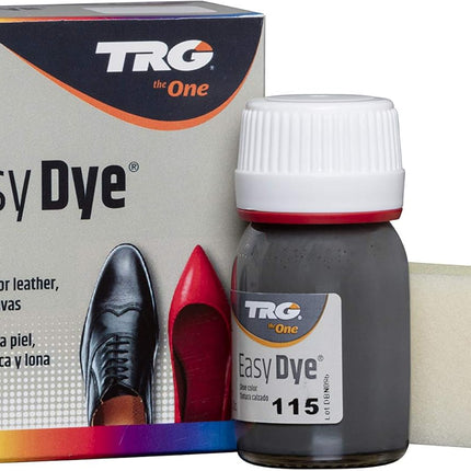 TRG Easy Dye for Leather and Canvas Shoes and Accessories (115 - Dark Gray)