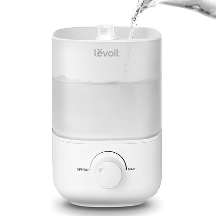 Top Fill Humidifiers for Bedroom, 2.5L Tank for Large Room, 25dB