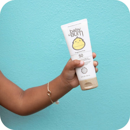 Baby Bum Mineral Sunscreen Lotion SPF 50 Fragrance Free -- 3 fl oz
