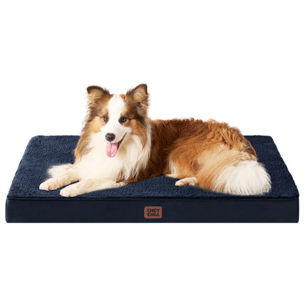 Cama ortopédica para perros grande con funda extraíble lavable, 41IN gris