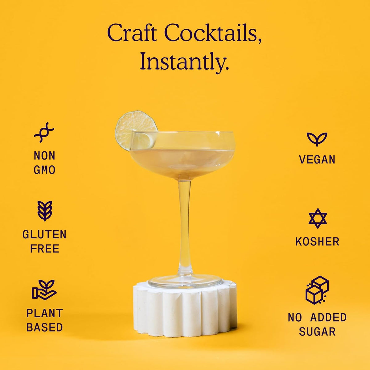 Skinny Margarita Cocktail Sticks | Craft Cocktail or Mocktail in 1 Min, Just Add Water + Spirits (0g - photo 3
