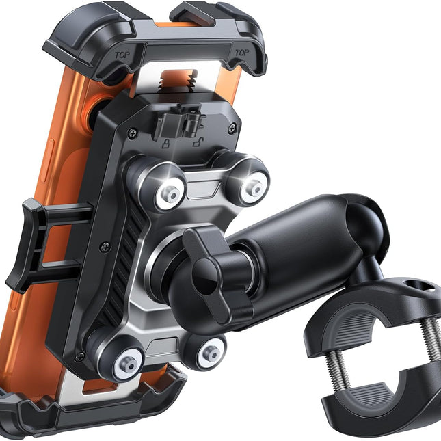 Motorcycle and Bicycle Phone Mount Holder for 4.7-7 in Phones