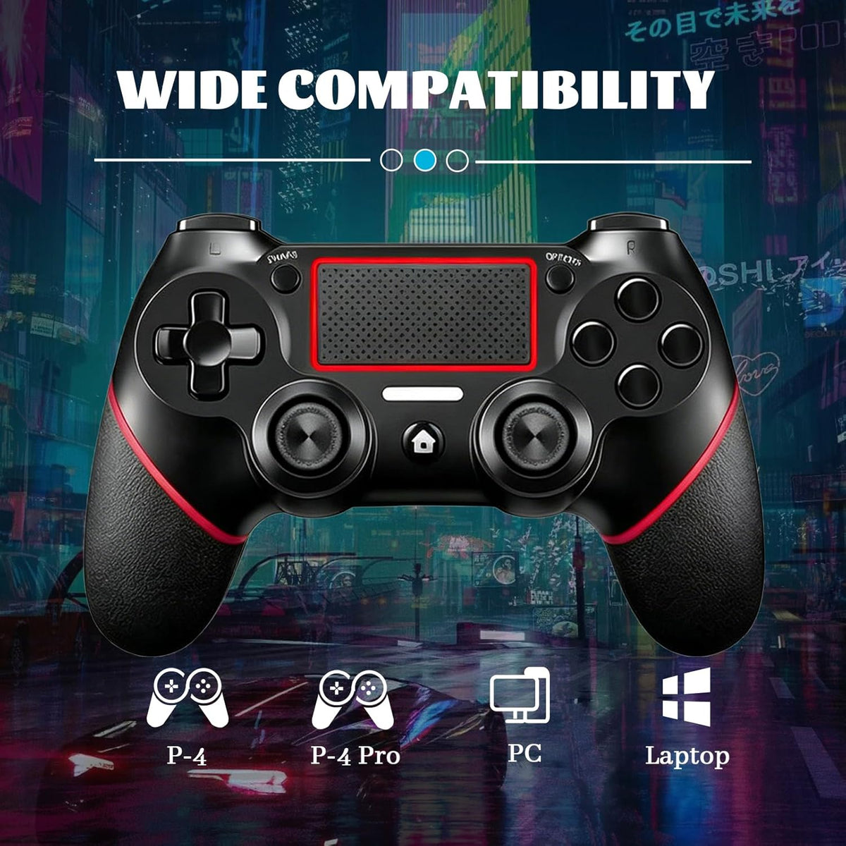 Wireless Controller for Ps4 Controller Compatible with PS4/Slim/Pro/Windows PC,with - photo 2