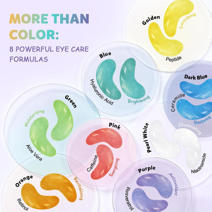 Under Eye Patches Variety Pack (24 Pairs), Easter Gifts for Women, Eye Masks for Dark Circles Puffy Eyes - photo 4