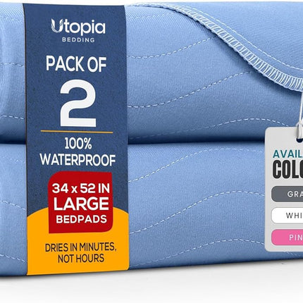 4 Pack Washable Pee Pads for Dogs 34" x 36", Waterproof Dog Training Pads - photo 14