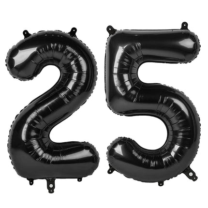 Number Balloons 5 Balloon Blue Birthday Decorations for Men Party, 40 Inch
