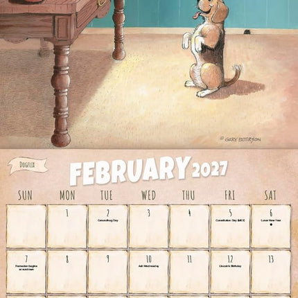 2027 Gary Patterson - Dogs Wall Calendar