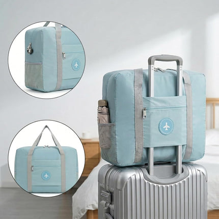 Backless Booster Seat Travel Bag - Booster Seat Bag For Airport - Booster Seat Cover For Airplane Travel (blue)