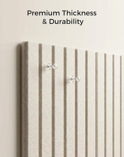 12-Pack Felt Bulletin Board Tiles, 48" x 36", Oatmeal - photo 3