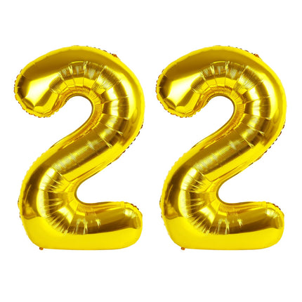 Gold 1 Balloon - Number Balloon 40 Inch, 1st Gold Birthday Decorations