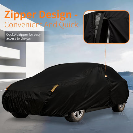 Car Cover Waterproof for Sedan/Coupe 186-193 inch