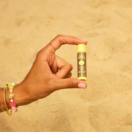 Sun Bum SPF 30 Sunscreen Banana Lip Balm - Moisturizing Aloe Vera and Vitamin E - Vegan and Cruelty Free - Broad Spectrum UVA/UVB Lip Protection - 0.15 oz Stick