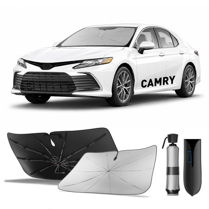 Windshield Sun Shade Umbrella: Custom Fit for Toyota-Camry 2000-2026