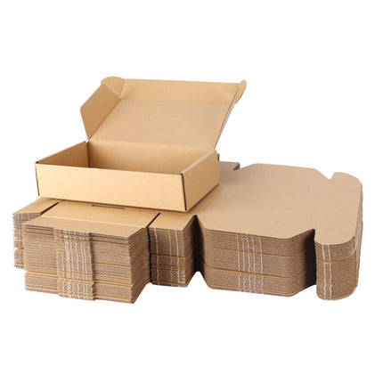 50 Pack 6x4x2 inch Small Shipping Boxes, White Mailing Boxes