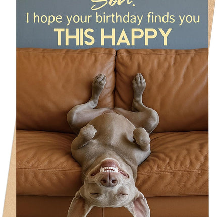 Birthday Card for Son, A Birthday Gift for My Son from Mom or Dad