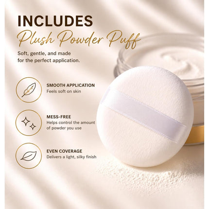 Body Powder for Men & Women Scented Vanilla Cupcake, Bath Perfume Dusting Powder with Fragrance & Essential Oils, Talc Free 8oz Container with Powder Puff, Made in USA