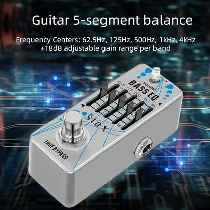 Equalizer Guitar Pedal Analog 5 Band Graphic EQ Guitar Effects Pedals - photo 3