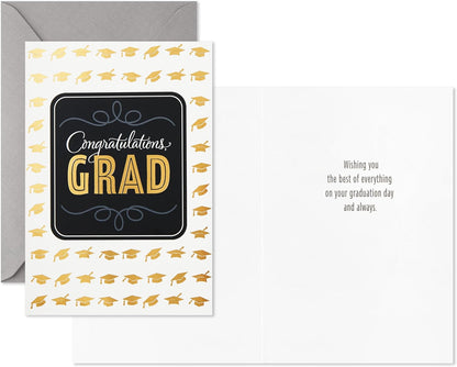 Graduation Cards Assortment, Black and Gold, Congratulations Grad (12 - photo 5