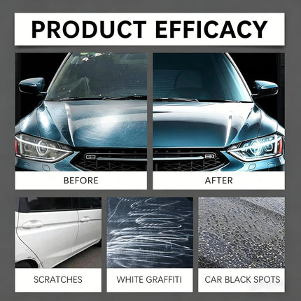 Crystal Serum,100ml PTZ Crystal Serum,Advanced Graphene Ceramic Coating for Cars | 9H Graphene,Quick Effect Car Coating Spray for Shine & Protection, Nano Coat Restore for Paint, Glass & Wheel