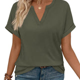 Womens Blouses Spring Tops Short Sleeve Shirts Dressy Casual Summer Vacation Fashion Clothing 2026