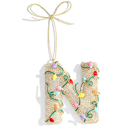 Christmas Initial Ornaments