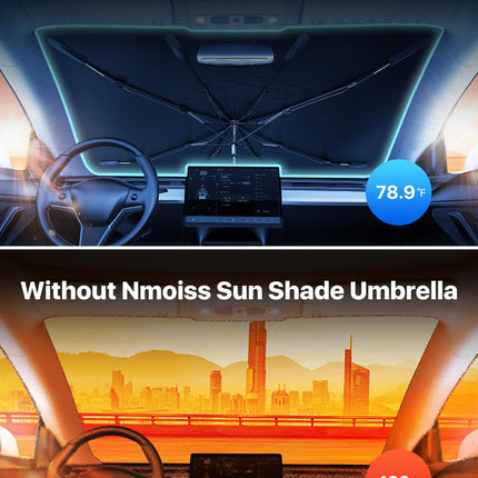 2026 Windshield Sun Shade Umbrella [Vinyl Coating Heat Shield]