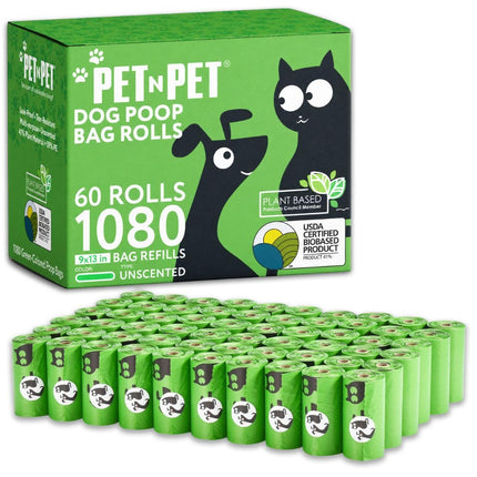 Dog Poop Bags Rolls, 1080 Count, Large, Leak Proof, Unscented - photo 9