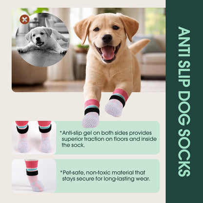 Anti-Slip Dog Socks to Help Prevent Paw Licking - photo 2