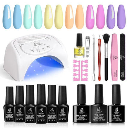 Gel Polish Set, colección Fingertip Palette, 32 colores