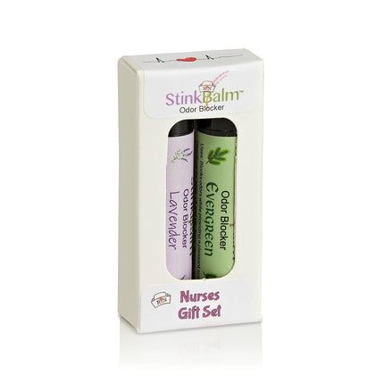 StinkBalm Odor Blocker Nurses Gift Set 2 Pack - Nurse Gifts for Women - Gifts for Nurses, Nurse Appreciation Gifts - Nurses Week Gifts - Nursing Gifts, New Nurses Gifts, Nursing Graduation Gifts - RN