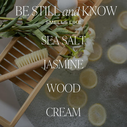 Be Still and Know Sea Salt Jasmine Self-Care Item - photo 2