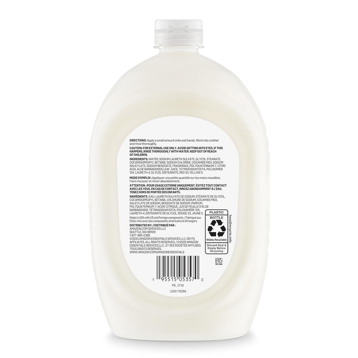 Aloe Vera Moisturizing Liquid Hand Soap Refill, 50 Fl Oz - photo 2