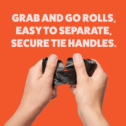 Dog Poop Bags Rolls with Handles, Extra Thick Poop Bags for Dogs