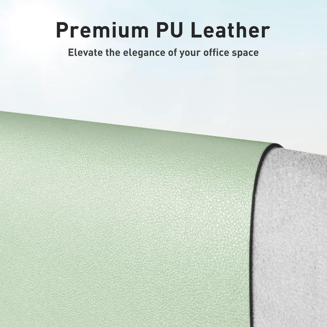 Large PU Leather Desk Pad Protector - Non-Slip Mouse Pad & Writing Mat for Office/Home, Waterproof, Easy - photo 2