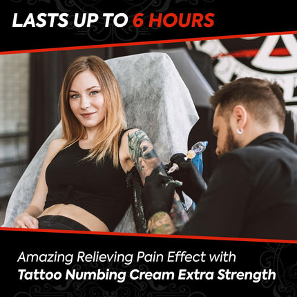 Numbing Cream Extra Strength: Tube Numbing Cream Maximum Strength Long Lasting with Arnica and Emu Oil 1.75 Fl Oz