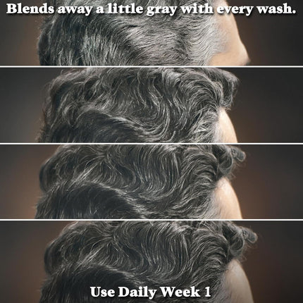 Just for Men Control GX Grey Reducing Shampoo, Gradual Hair Color with Keratin for Stronger Thicker and Healthier Looking Hair, 4 Fl Oz - Pack of 1 (Packaging May Vary)