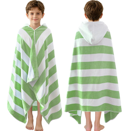 Toddler Hooded Towel Wrap, 3-10 Years, 100% Cotton,Daisy