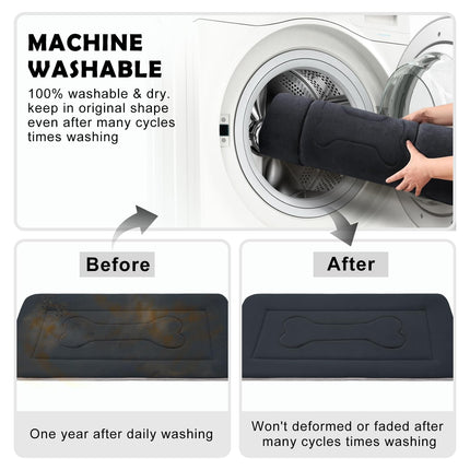 Cama suave para perro grande, almohadilla para jaula de perro de 42 in, base antideslizante, colchón lavable para dormir perros, camas para mascotas, camas para gatos, almohadillas para perreras