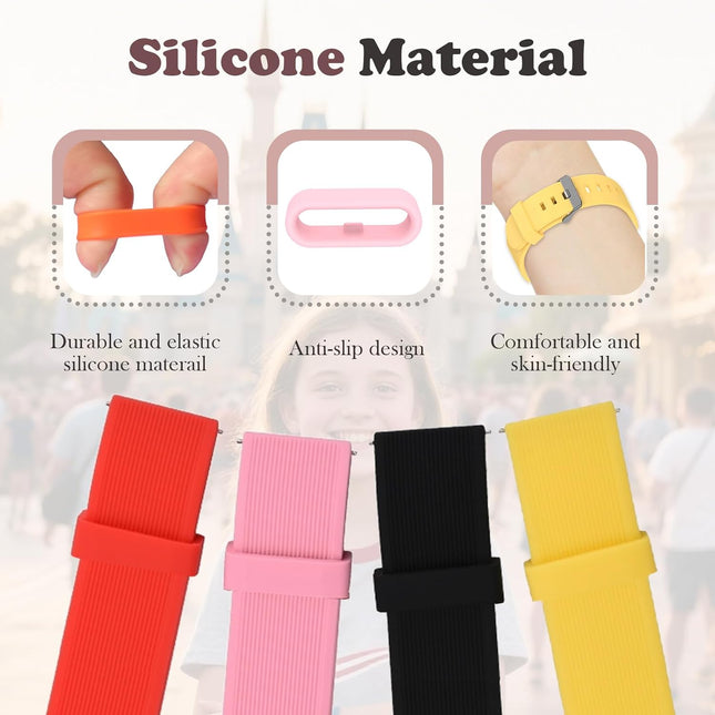 Multi-Color Band Keeper, Magic band locks, Silicone Fastener Rings