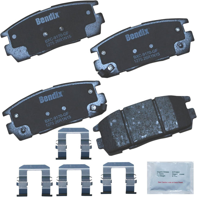 Ceramic Rear Brake Pads for Select Chevrolet, GMC, Pontiac, Saturn, and Suzuki SUVs