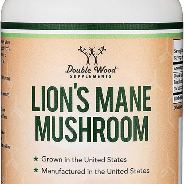 Organic Lion's Mane Mushroom 120 Caps — Brain & Fo