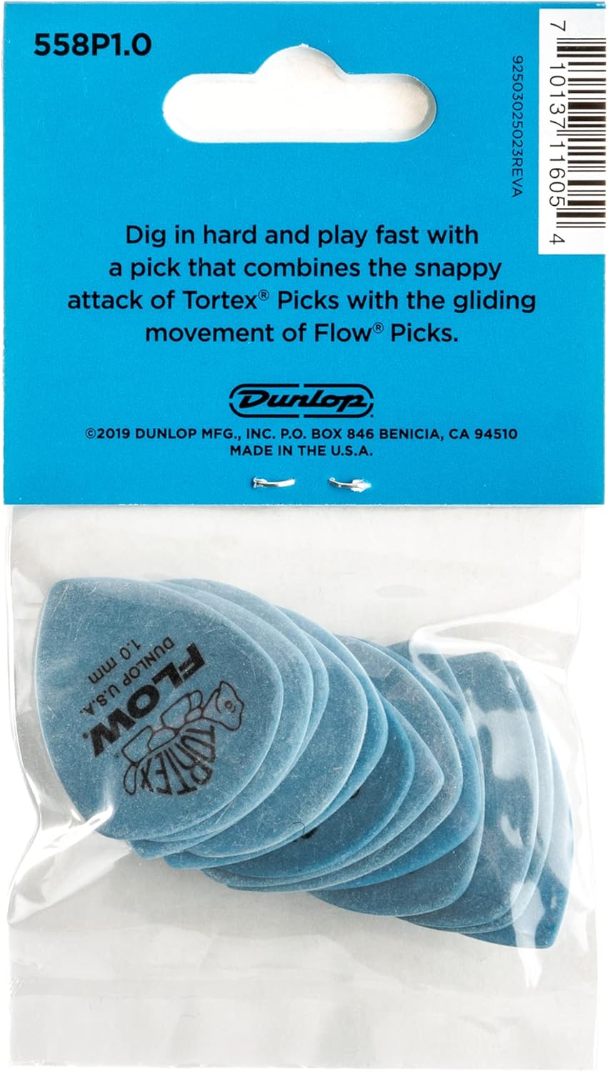 Jim Dunlop Tortex® Flow® Pick 1.0MM - 12 Pack - photo 5
