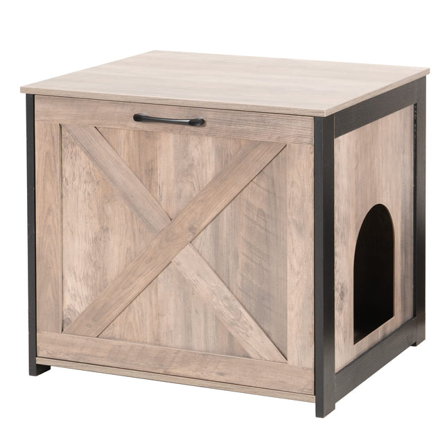 Cat Litter Box Enclosure, Hidden Litter Box Furniture, 23.6 Inches