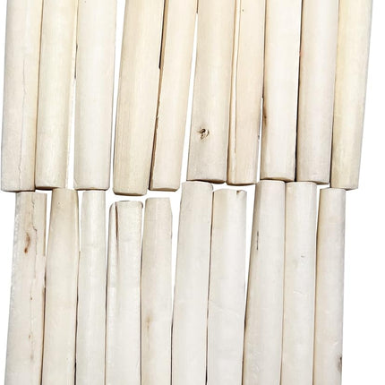 5512 Skinny Sola Logs Pk20 - Handcut skinny sticks of natural sola wood, Airdried, Lightweight, Easy to chew for all size of pet birds, Versatile, Great for Budgie Canary Lovebird Parrotlet Canary